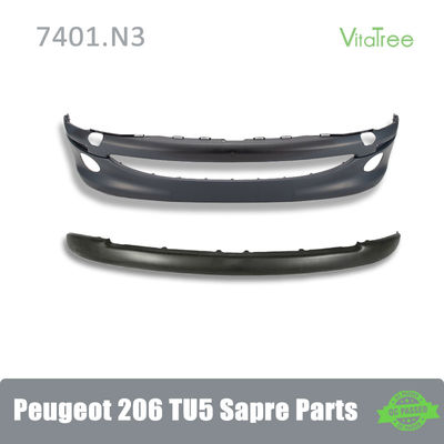 แบมเปอร์หน้า 7401N3 7414P2 7452H8 สําหรับ Peugeot 206 แฮทช์แบ็ค
